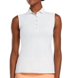J. Crew Sleeveless Pique Polo Shirt size xl NWT BG096
